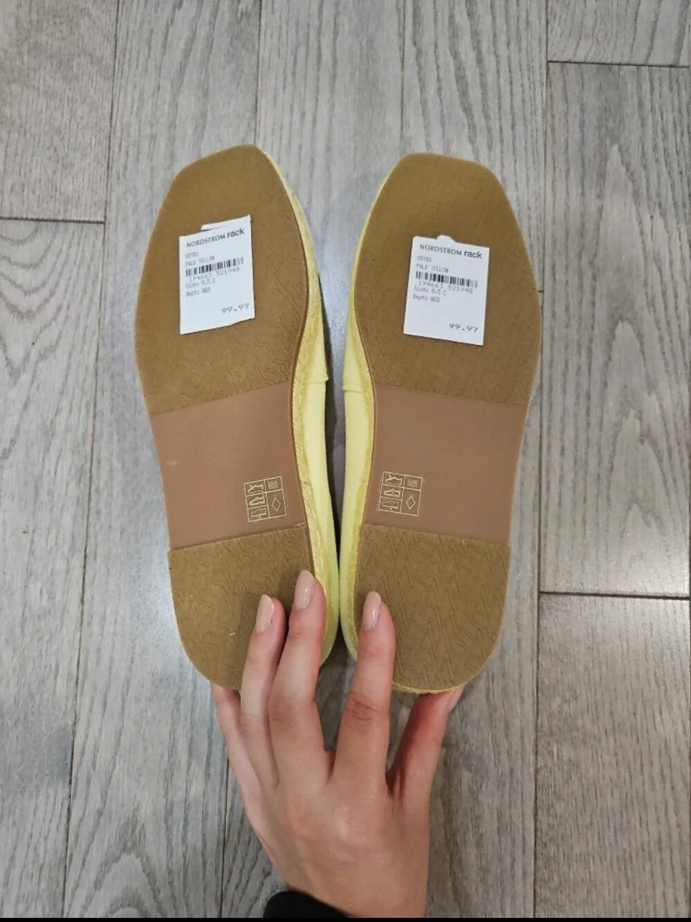Stuart Weitzman Yellow Espadrilles